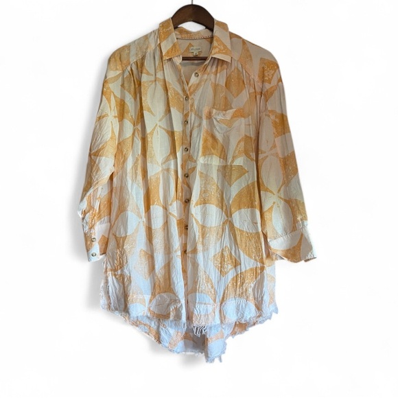 Anthropologie Pilcro Oversized Raw Hem Tunic - Picture 2 of 5